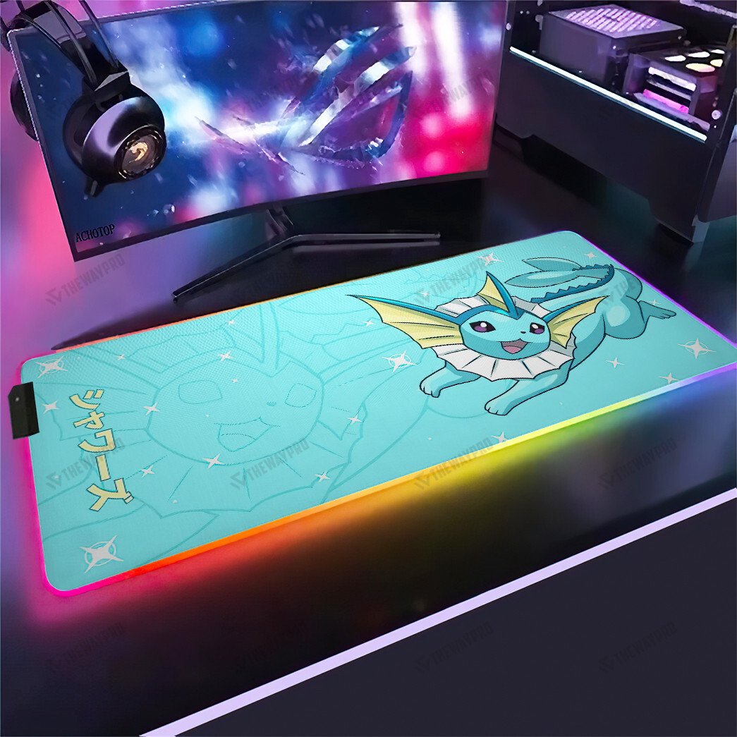 Vaporeon RGB Led Mouse Pad