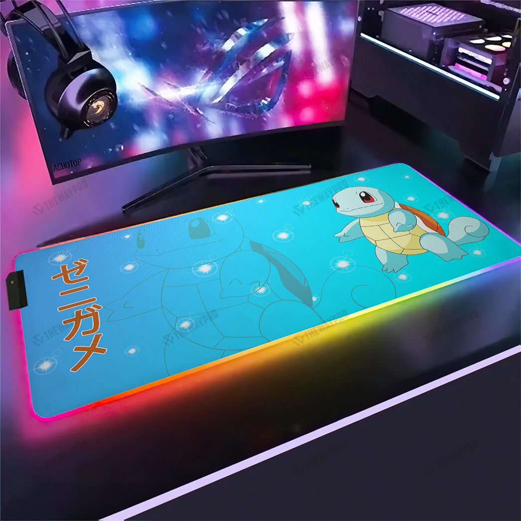 Squirtle RGB Led Mouse Pad