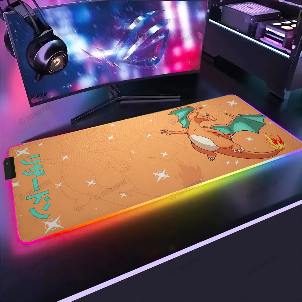 Charizard RGB Led Mouse Pad
