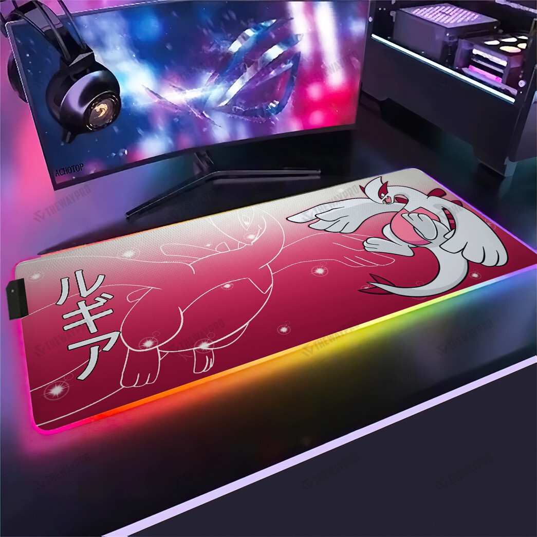 Shiny Lugia RGB Led Mouse Pad