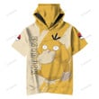 Anime Pkm Psyduck Custom Hooded Tshirt