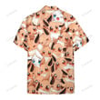 Anime Pkm Cute Eevee Custom Hawaii Button Shirt