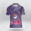 Anime Pkm Gengar Custom Polo Shirt