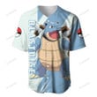 Anime Pkm Blastoise Custom Baseball Jersey Bo23032217