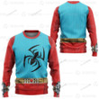 Movie Superhero Scarlet Spider Custom Imitation Knitted Sweatshirt