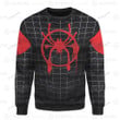 Movie Superhero Into The Spider Verse Miles Suit Custom Sweatshirt