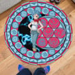 Anime Dragon Ball Bulma Custom Round Carpet