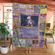 Anime Pkm Mewtwo Cards Custom Soft Blanket / S/(43X55)