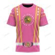 MMPR Ninjetti Upgrade Version Pink Crane Custom T-Shirt
