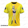 Anime Sailor Uranus Custom T-Shirt / S Bl1403226