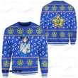 Anime Sailor Moon Mercury Custom Imitation Knitted Sweatshirt / S Bl3010214