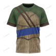 Movie TMNT Mastery of Ninjutsu Leonardo Blue Strings Custom T-Shirt