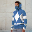 Teenage Mutant Ninja Rangers Leonardo Blue Cosplay Custom Snood Hoodie