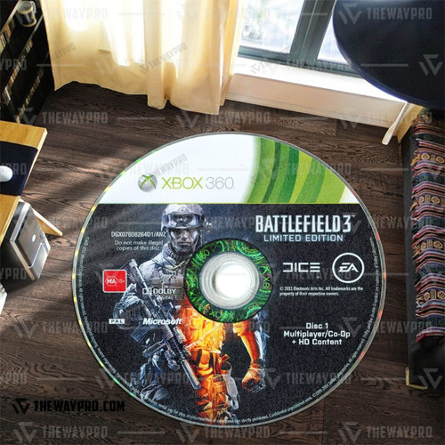 Game Battlefield 3 Custom Round Carpet