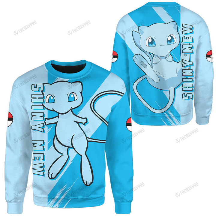 Anime Pkm Shiny Mew Custom Sweatshirt