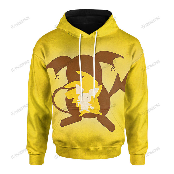 Anime Pkm Pikachu Custom Hoodie / S Bl0504225