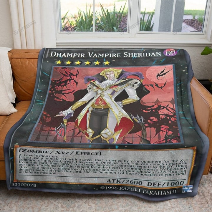 Dhampir Vampire Sheridan Custom Soft Blanket