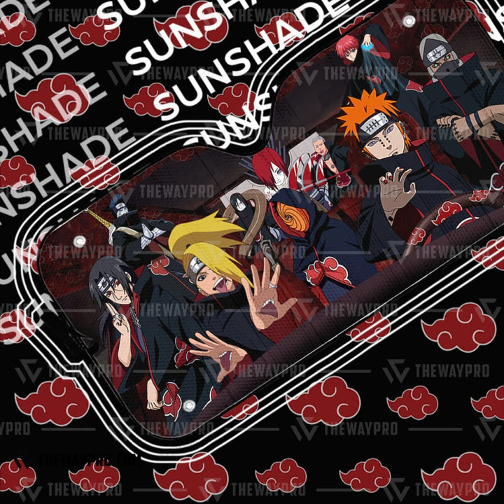 Anime Akatsuki Crew In The Car Custom Sunshade Bo2104225