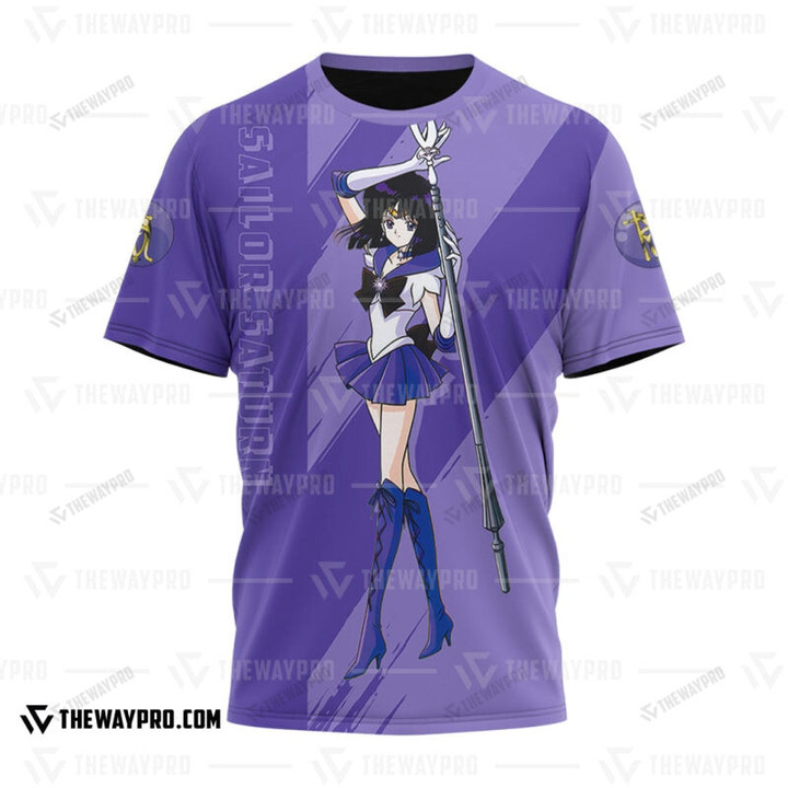 Anime Sailor Saturn Custom T-Shirt / S Bl1403228