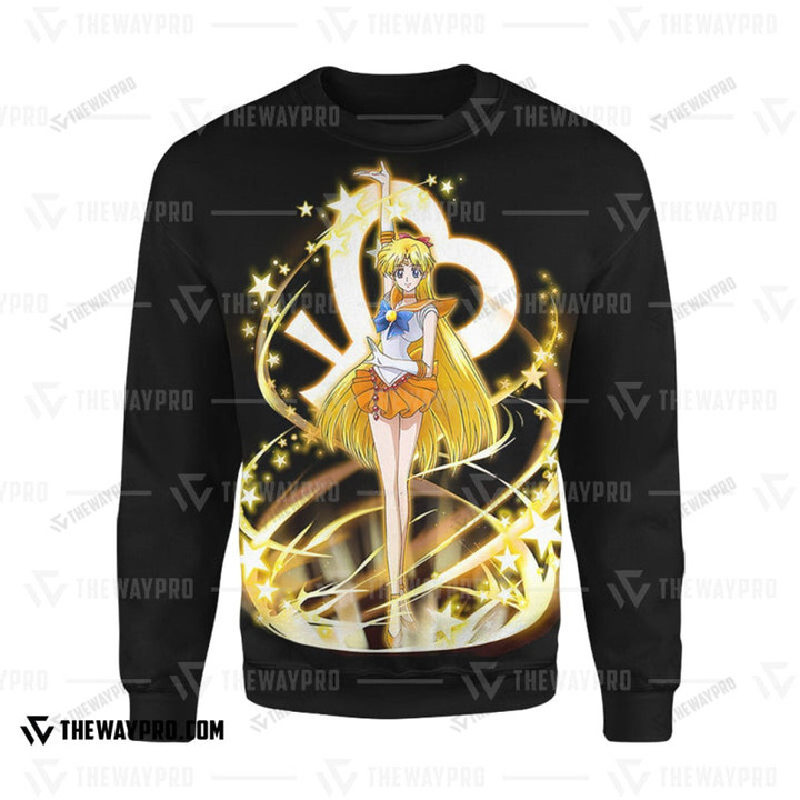Anime Sm Sailor Venus Custom Sweatshirt Apparel / S Bo1603222