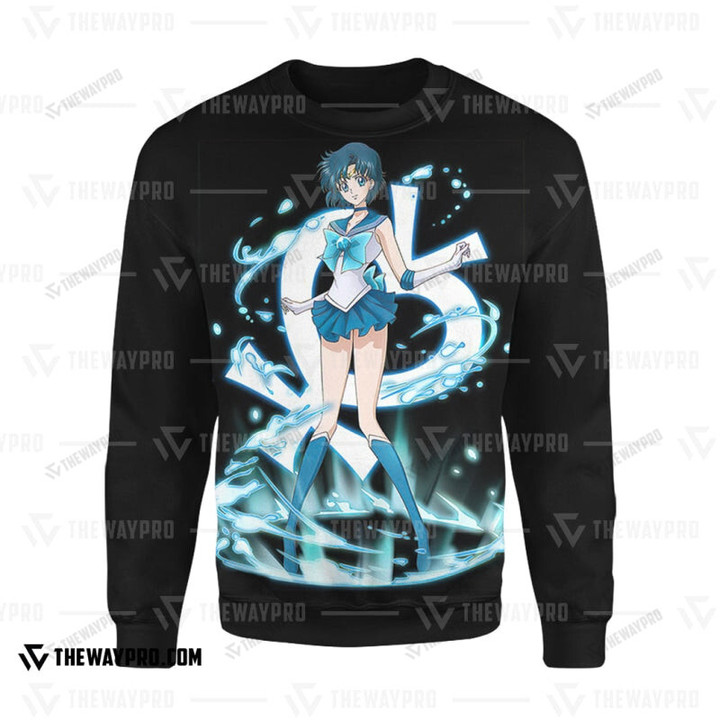 Anime Sm Sailor Mercury Custom Sweatshirt Apparel / S Bo1603225