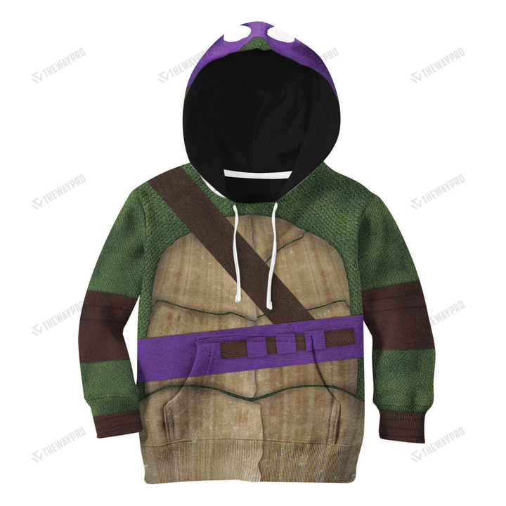 Movie TMNT Donatello Donnie Purple Strings Custom Kid Apparel