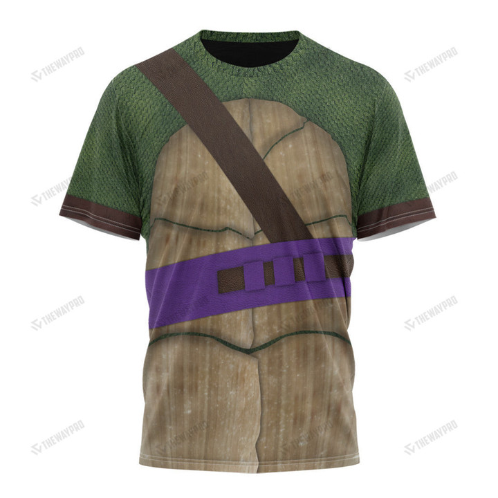 Movie TMNT Movie TMNT Donatello Donnie Purple Strings Custom T-Shirt