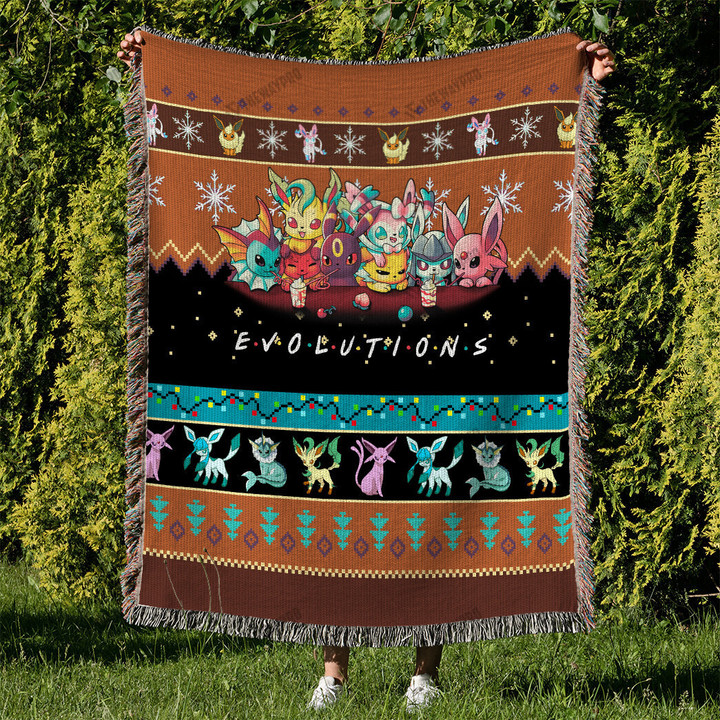 Eevee Evolutions Custom Woven Blanket