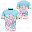 Anime Pkm Mew Pixel Custom T-Shirt Apparel Bt240322010