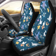 Anime Pkm Water Seamless Pattern Custom Thickened Back Car Seat