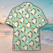 Anime Pkm Chill Snorlax Custom Hawaii Button Shirt / S