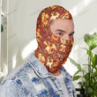 All-Over Print Fire Seamless Pattern Custom Balaclava Face Mask