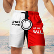 Anime Pkm Stop Staring At My Ball Custom Mens Short Beach Shorts / S Bo0404222