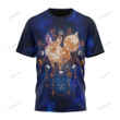 Anime Pkm Galaxy Eevee Custom T-Shirt / S Bl02032214