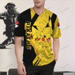 Anime Pkm Pikachu Custom Baseball Jersey / Xs Bo23032213