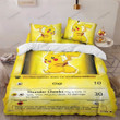 Anime Pkm Thicc Pikachu Custom Bedding Set Twin 3Pcs
