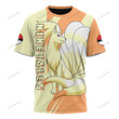 Anime Pkm Ninetales Custom T-Shirt Apparel / S