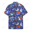Anime Pkm Dragon Seamless Pattern Custom Hawaii Button Shirt Bo23032229