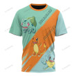 Anime Pkm Starter Custom T-Shirt / S