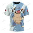 Anime Pkm Blastoise Custom Hoodie Apparel T-Shirt / S
