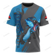 Anime Pkm Mega Charizard Custom T-Shirt Apparel / S