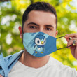 Anime Pkm Piplup Custom Face Mask / Pack 3