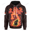Anime Pkm Evolve Torchic Within Blaziken Custom Hoodie Apparel Zip / S Bo14032253