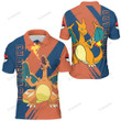 Anime Pkm Charizard Custom Polo Shirt
