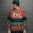 Anime Pkm Fire Custom Imitation Knitted Sweatshirt