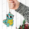Anime Pkm Squirtle Custom Christmas Ornament
