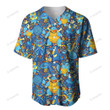 Anime Pkm Water Seamless Pattern Custom Baseball Jersey Bo0704226