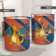 Anime Pkm Charizard Custom Laundry Basket