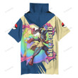 Anime Pkm Lucario Custom Hooded Tshirt
