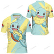 Anime Pkm Squirtle Custom Polo Shirt